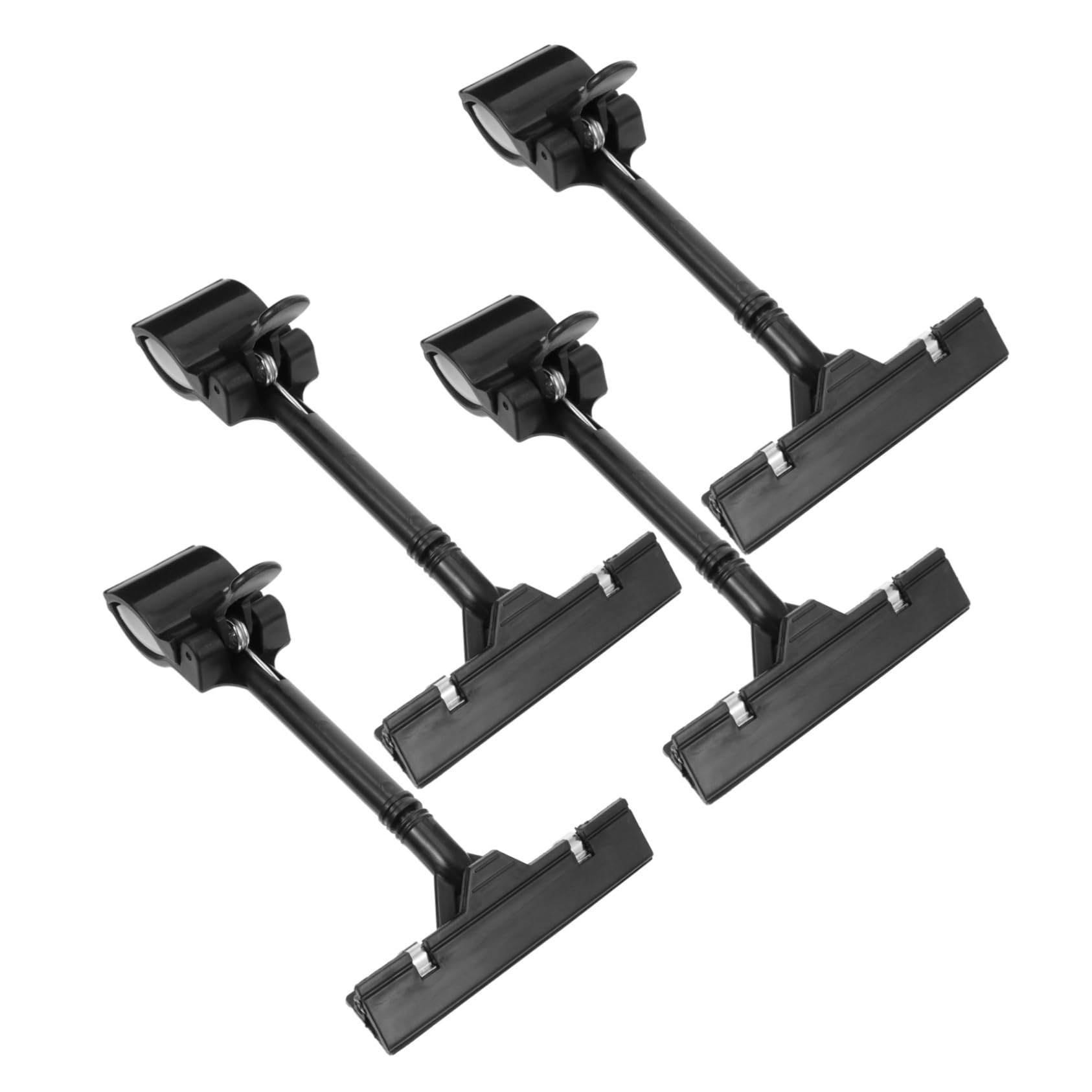 DOITOOL 3 Sätze Plastikclip Groß Clip -warenschild Klein Clips Für Warenschilder Karte Paper Clip Kunststoffclips Display Etikettenklemme Anzeigeclip Für Werbeschilder Black 4 Stück * 3