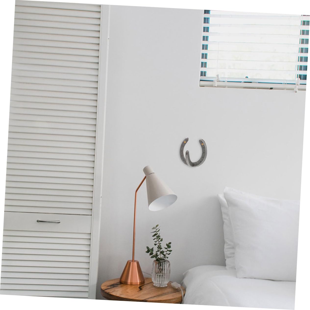 Hufeisen als Aufbewahrungsorganizer 5 Stück-pack Wandhaken aus Eisen Garderobenwandaufhänger im Retro Stil mit Glatter Oberfläche und Formstabil für Zuhause