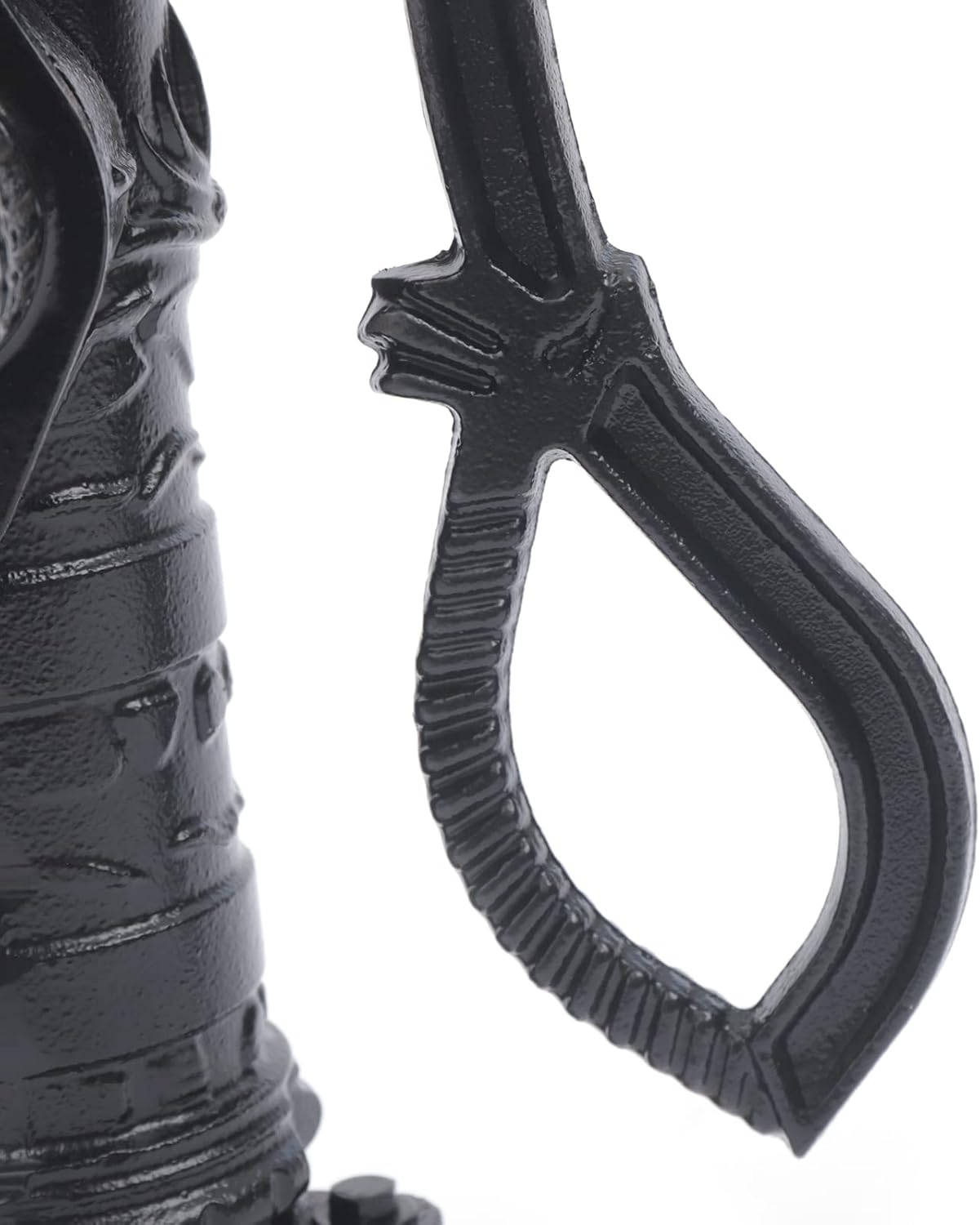 Vintage Pitcher Hand Well Pump, Black, Cast Iron, Modern Style, 26.38" H x 6.22" W x 26.38" D, 33 lbs, 19.69 ft Max Lift, Well Pump