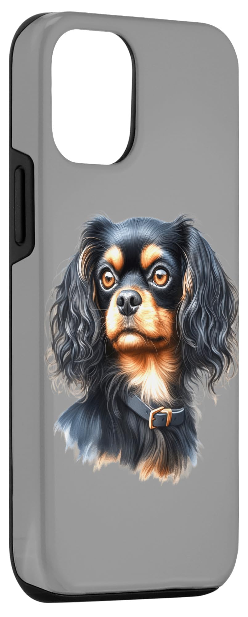 English Toy Spaniel Dog Case for iPhone 15 Pro - Image 3