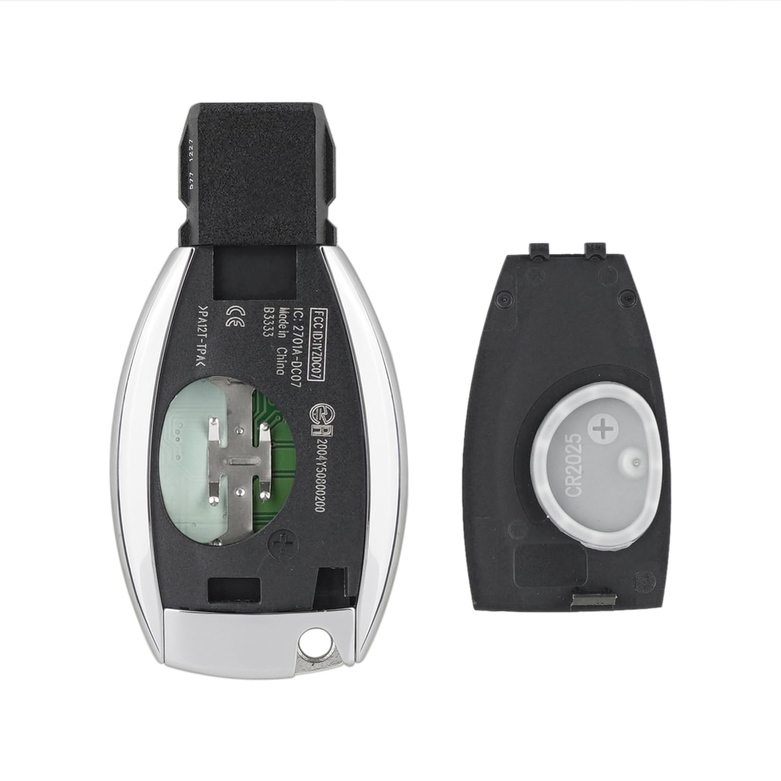 For Mercedes-Benz 2000+ BGA NEC Chip 433MHz 3 Button Smart Full Remote Key Fob