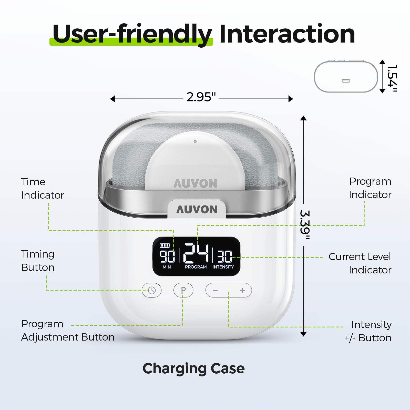 AUVON Wireless 24 Modes TENS Unit Muscle Stimulator for Pain Relief, 6 Pads — Amazon image 7