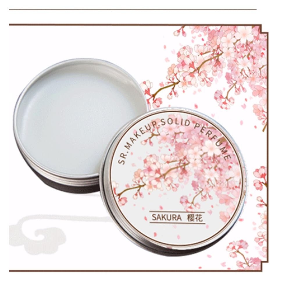 5 pezzi di profumo da , balsamo portatile, profumi a lunga durata, eleganti profumi solidi per le donne (Lotus)