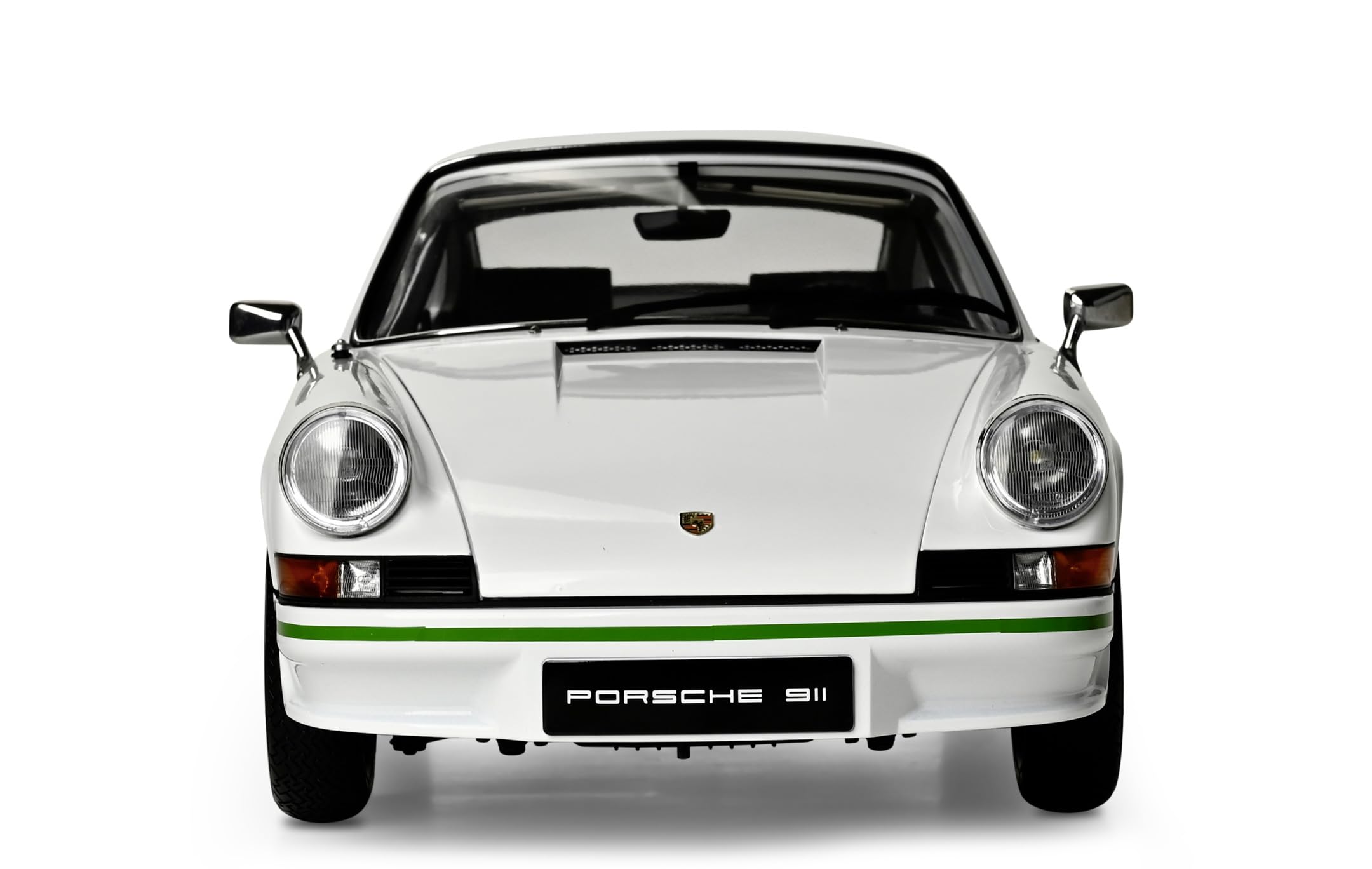 Kolekcje IXO 1:8 IXO Porsche 911 RS 2.7 Biały/Zielony - modelarstwo, modele, zestaw konstrukcyjny, zestaw modelarski, 713 części, zestaw do budowy samochodów