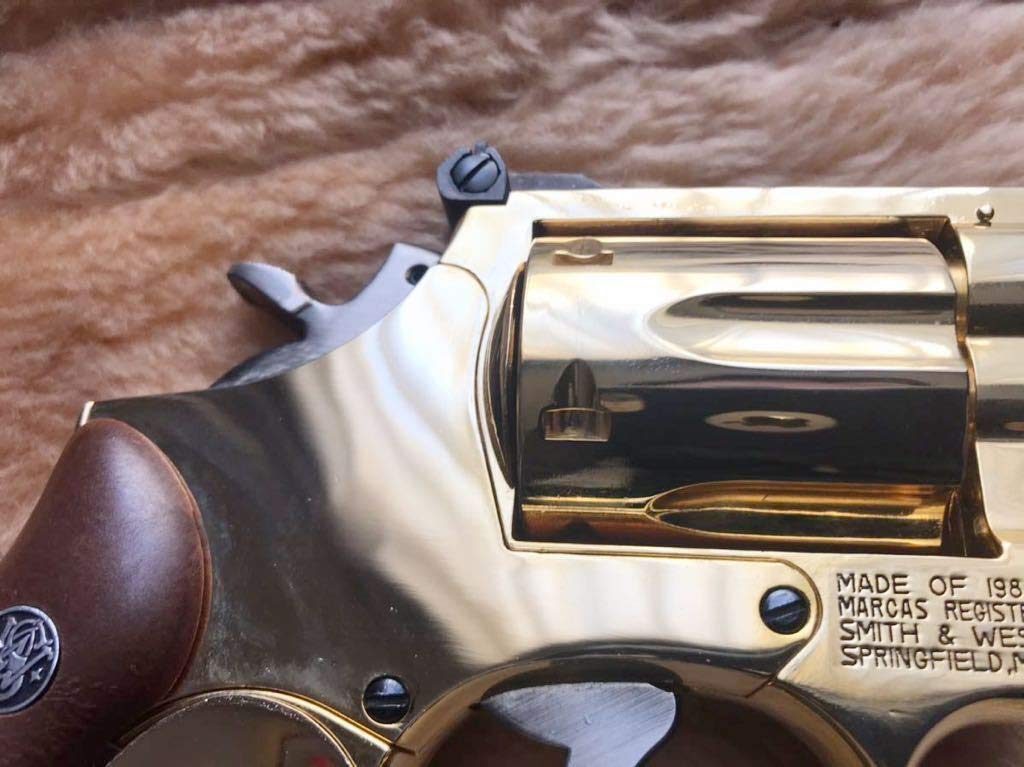 Amazon | コクサイ製 S&W M19 2.5 24K 金属モデル SMG 未発火品