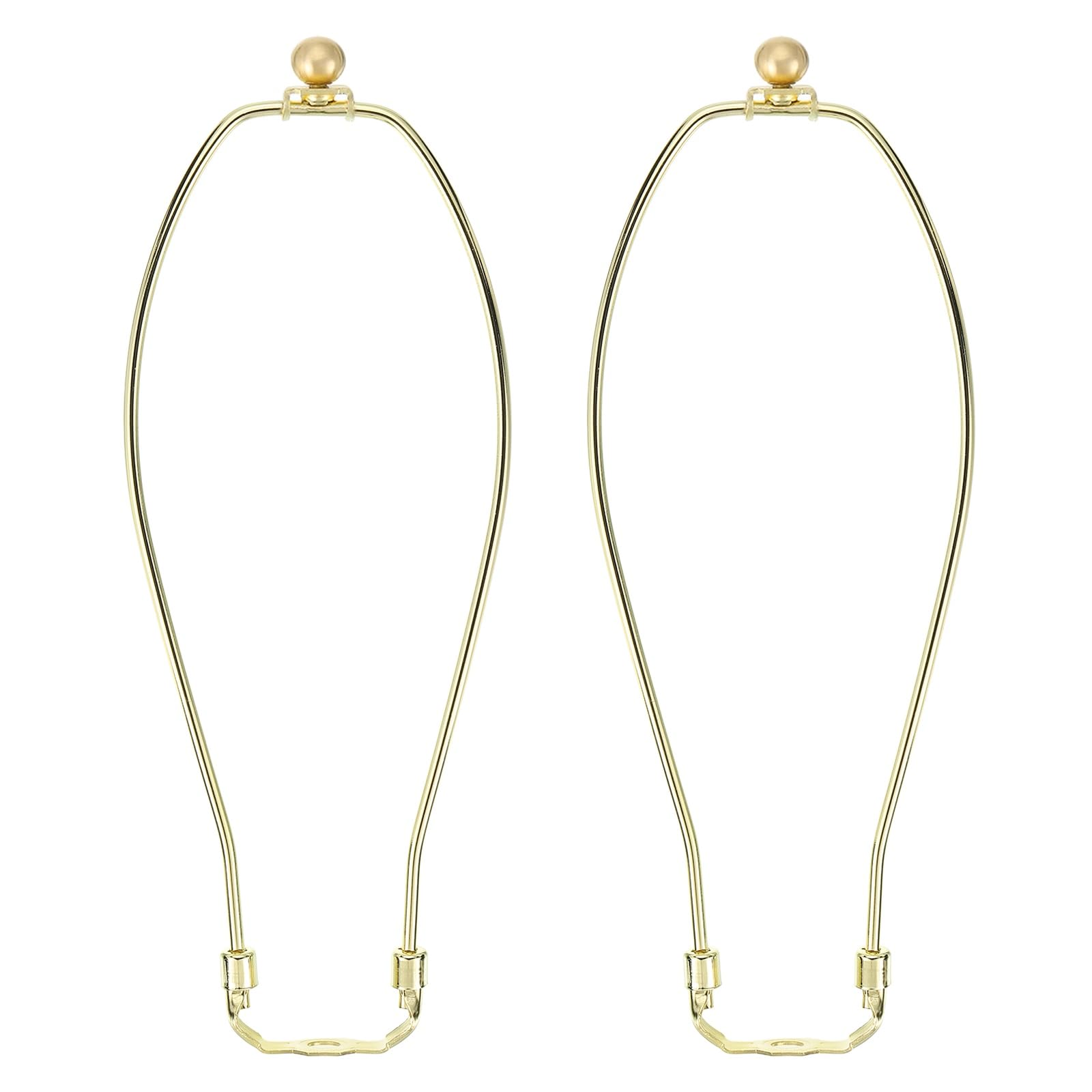 PATIKIL 12 Inch Lamp Harp Kit with 17.5mm Solid Brass Ball Finial