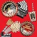 Recheel Movie Night Party Supplies Decorations, Movie Theme Birthday Paper Plates and Napkins Set with Cups and Straws for 24 Guests, 120 Pcs Disposable Party Snack Dinnerwares