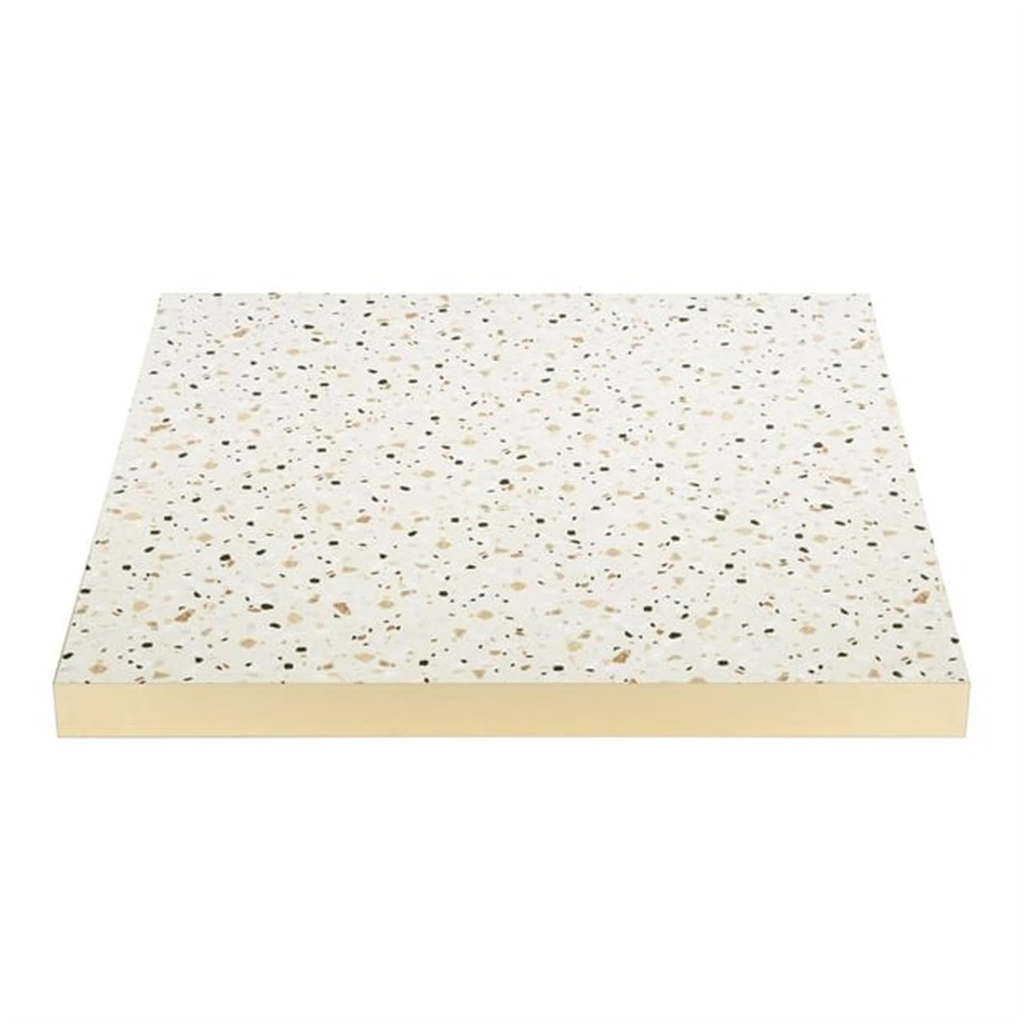 Table carrée 700 mm Bolero Terrazzo FU519 au design contemporain