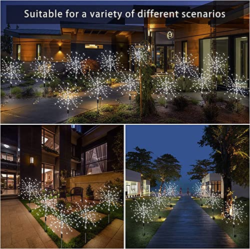 Feux d'artifice solaires imperméables et modulables pour pelouse