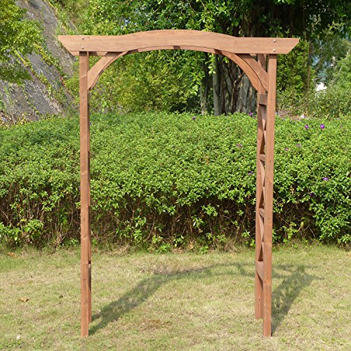 Northbeam Venice Arbor, Perfect for Pathways, Wedding Decor, Christmas Decoration, Vine Climber for Backyard Garden