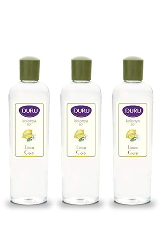 Duru Colonia de limón 68fl oz paquete de 3 676 onzas Agua de Colonia Colonia Casera Eau de Colonia unisex para uso diario en la oficina en casa o