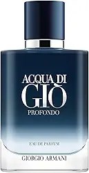 Armani Beauty, Acqua di Giò Profondo Eau de Parfum, Giorgio Armani, Perfume Masculino, Fragrância Aquática Amadeirada com Notas de Lavanda, Patchouli, Alecrim e Mandarina Verde