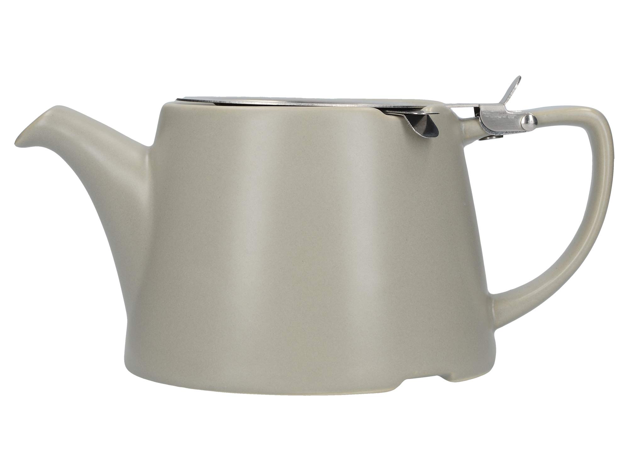 London Pottery Oval Teapot Satin Grey
