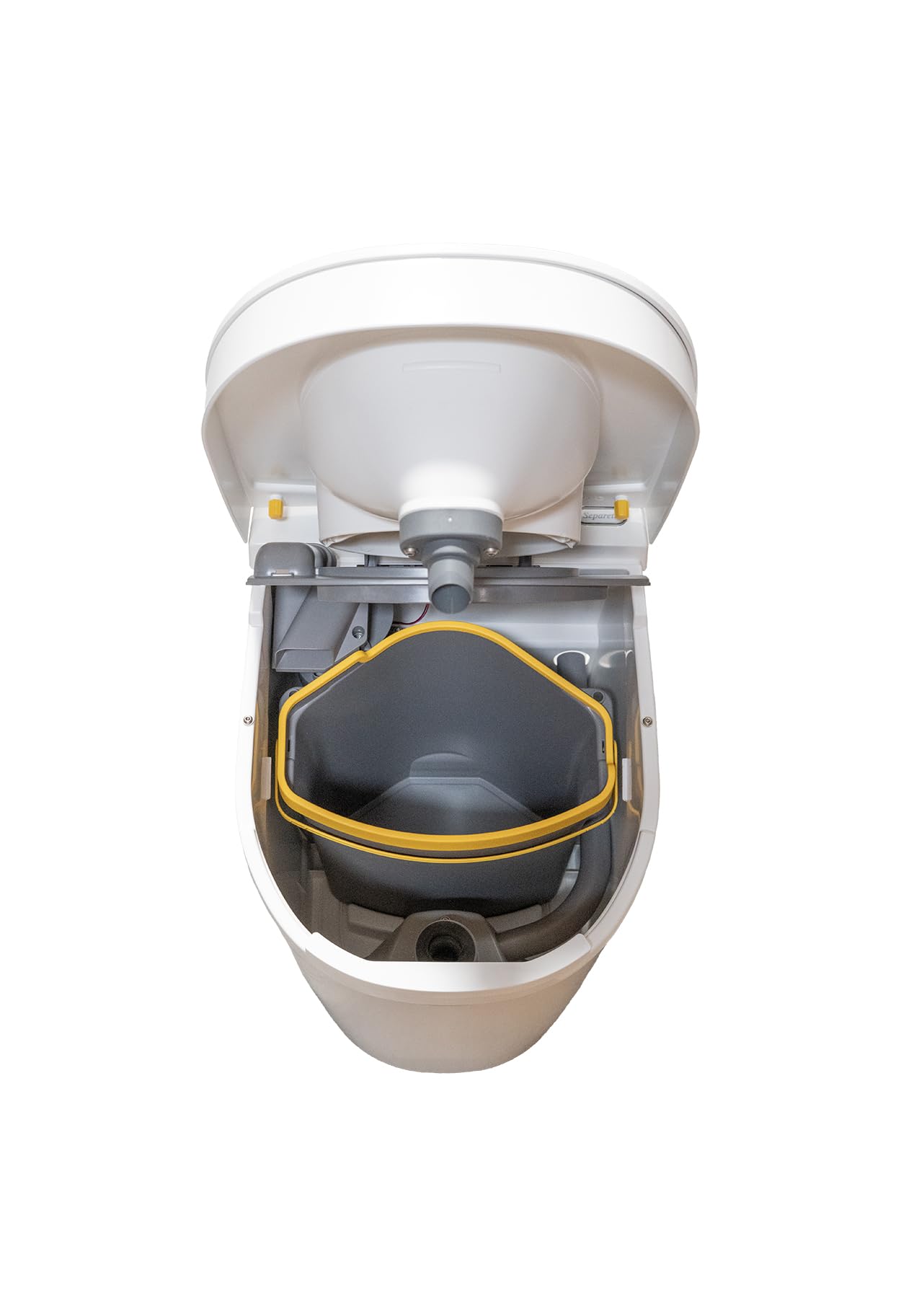 Urine separating toilet Separett Tiny® with urine hose out | Fácil de usar, no necesita aditivos, para casas pequeñas, cabañas y caravanas, con sistema de agua gris
