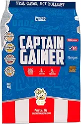 Captain Gainer Under Labz Hipercalórico Vanilla 3kg – Suplemento para Ganho de Peso e Massa Muscular com Alto Teor Calórico, Proteínas de Qualidade e Carboidratos Complexos, Energia e Força para Treinos Intensos