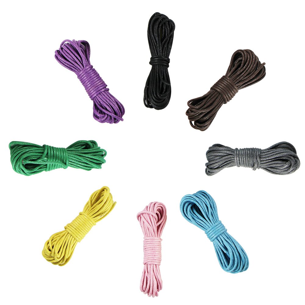 CAMAL Fil Nylon Ciré Corde Tressée Cordon Collier Pour Bracelet Cordon