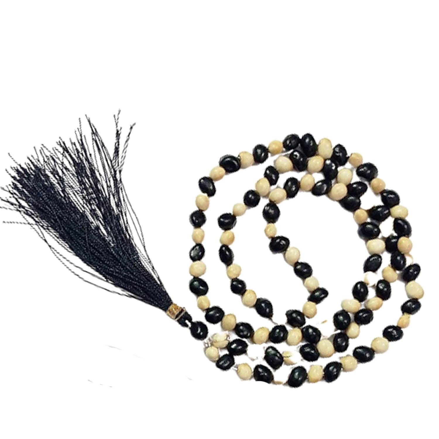 Pure Rare Chirmi Seeds Mala Malai 108 Beads- Red/White/Black Gunja Gurinvida Beads Ratti (Set of 2cPc, Whie & Black) (B0BZPW4N2J) Amazon Price History, Amazon Price Tracker