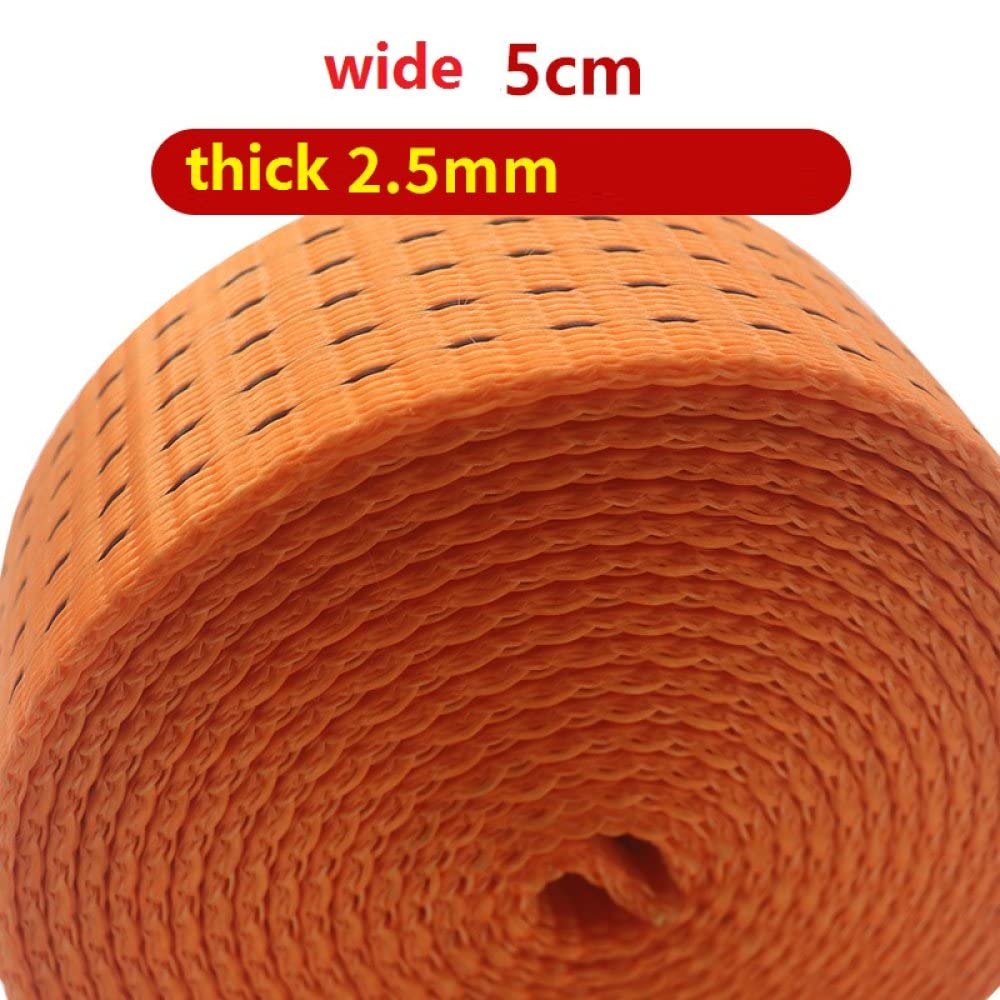 Tendeur universel à cliquet de 5,1 cm pour frein, ruban tissé en fibre de polyester haute résistance pour véhicules, pièces métalliques, sangle en polyester 30 m