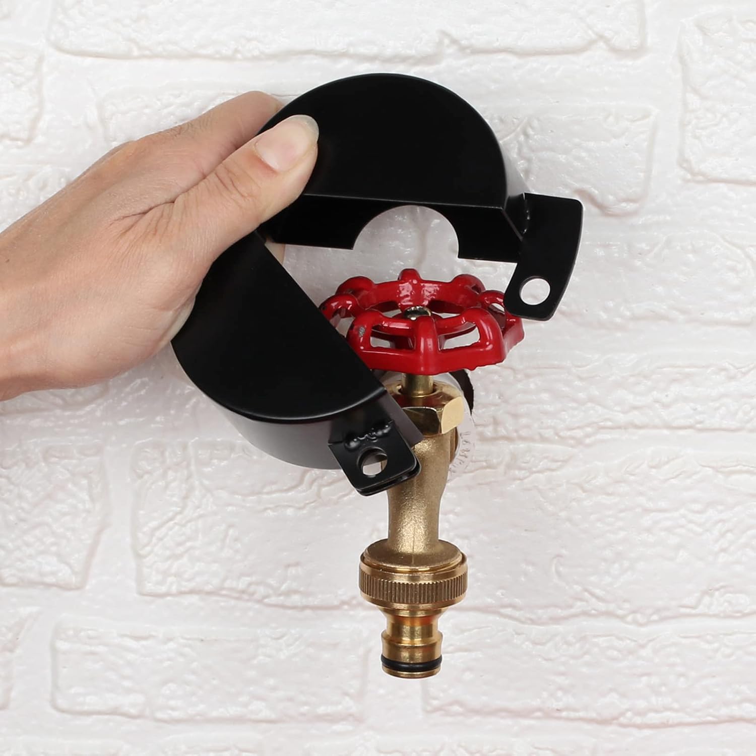Outdoor Faucet Lock Cover - Prevents Water Theft and Unauthorized use. Outdoor/Kitchen/Garden Water Hose Faucet Lock Protection