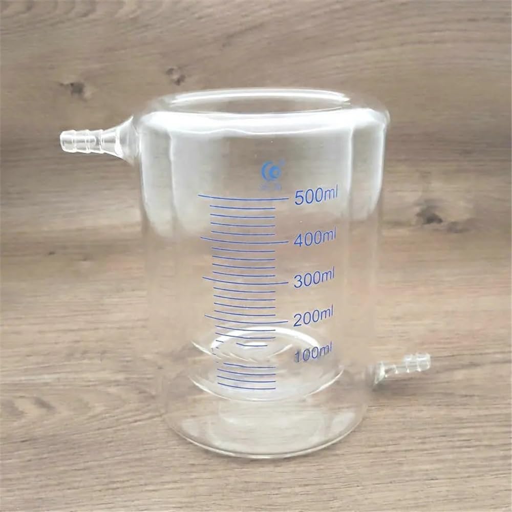 Vetreria da laboratorio 1 pz 50 ml a 1000 ml becher in vetro rivestito becher a doppio strato for reattore(200ml)