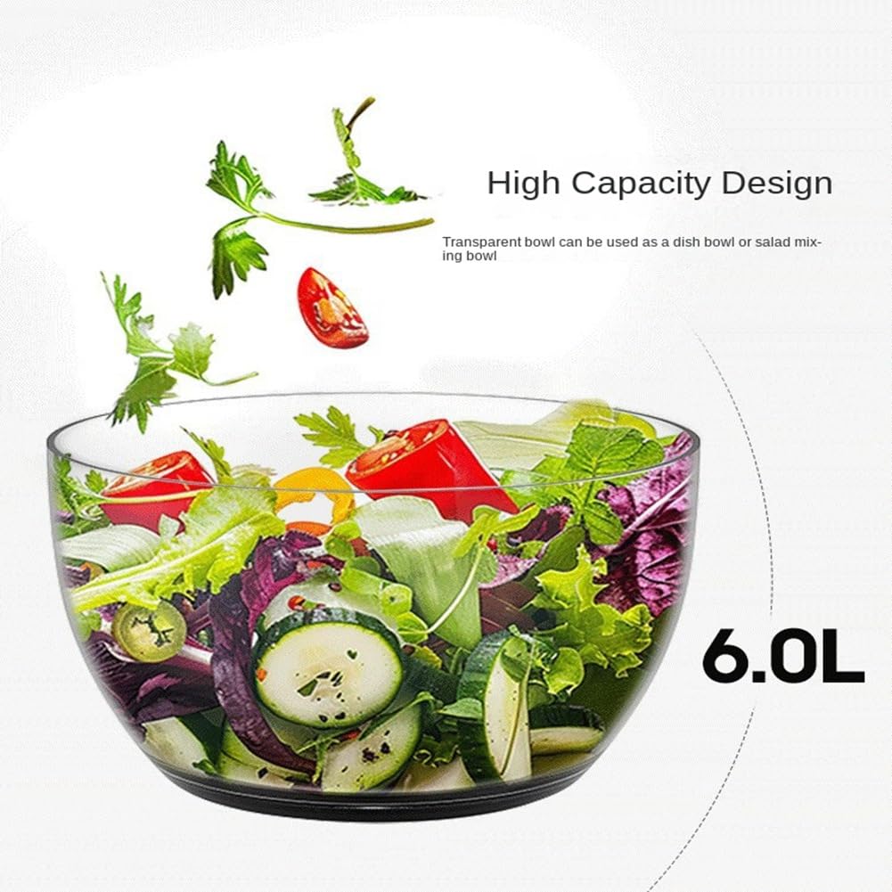 Deshidratador, Centrifugadora de Lechuga, Lavadora de Frutas, Tazón para Lavar Frutas con Colador, Limpiador de Verduras, Limpiador de Ensaladas, Lavadora de Lechuga