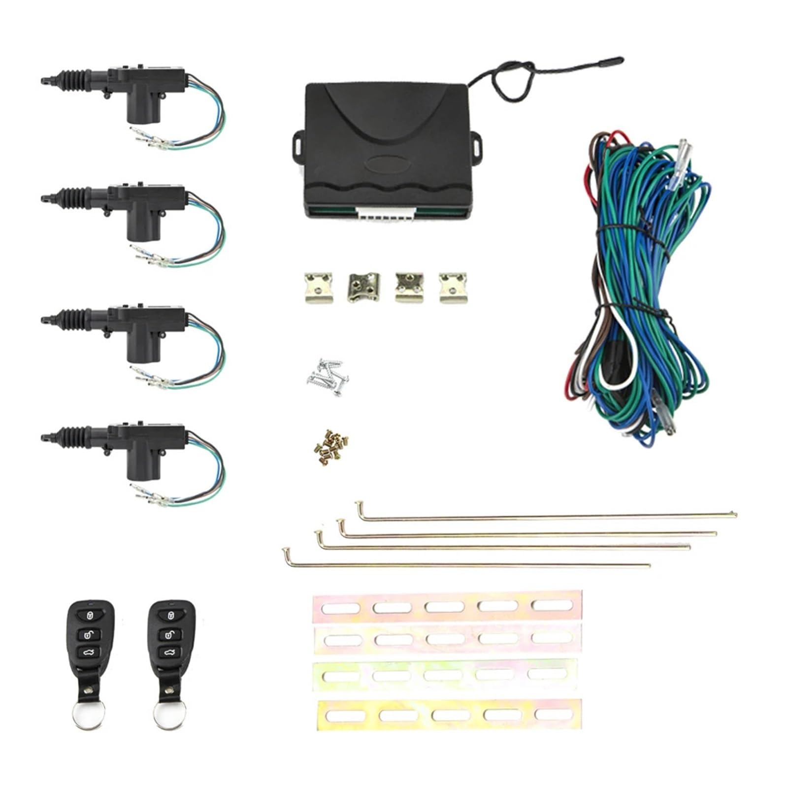 Kit Di Bloccaggio Del Ingresso Senza Chiave Con Indicatore Direzione Antifurto Serratura Della Portiera Auto Automatico Allarme Sicurezza For Facile installazione e ampia compatibilità