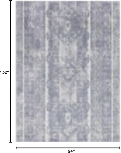 Miniatura 2 de Unique Loom Portland Collection - Alfombra de área (7 pies 10 pulgadas x 11 pies, rectangular, grismarfil)