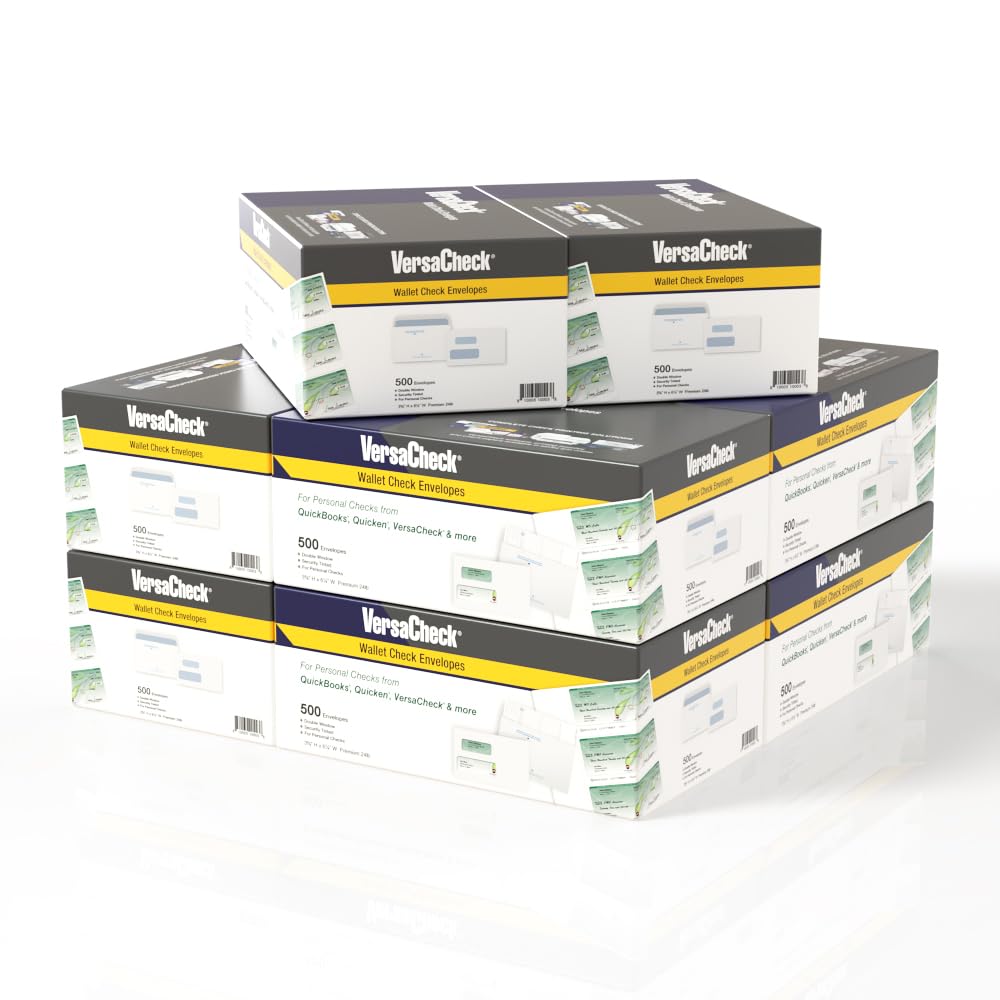 Business Check Envelopes 250 VersaCheck Self-Sealing Business Envelopes ...