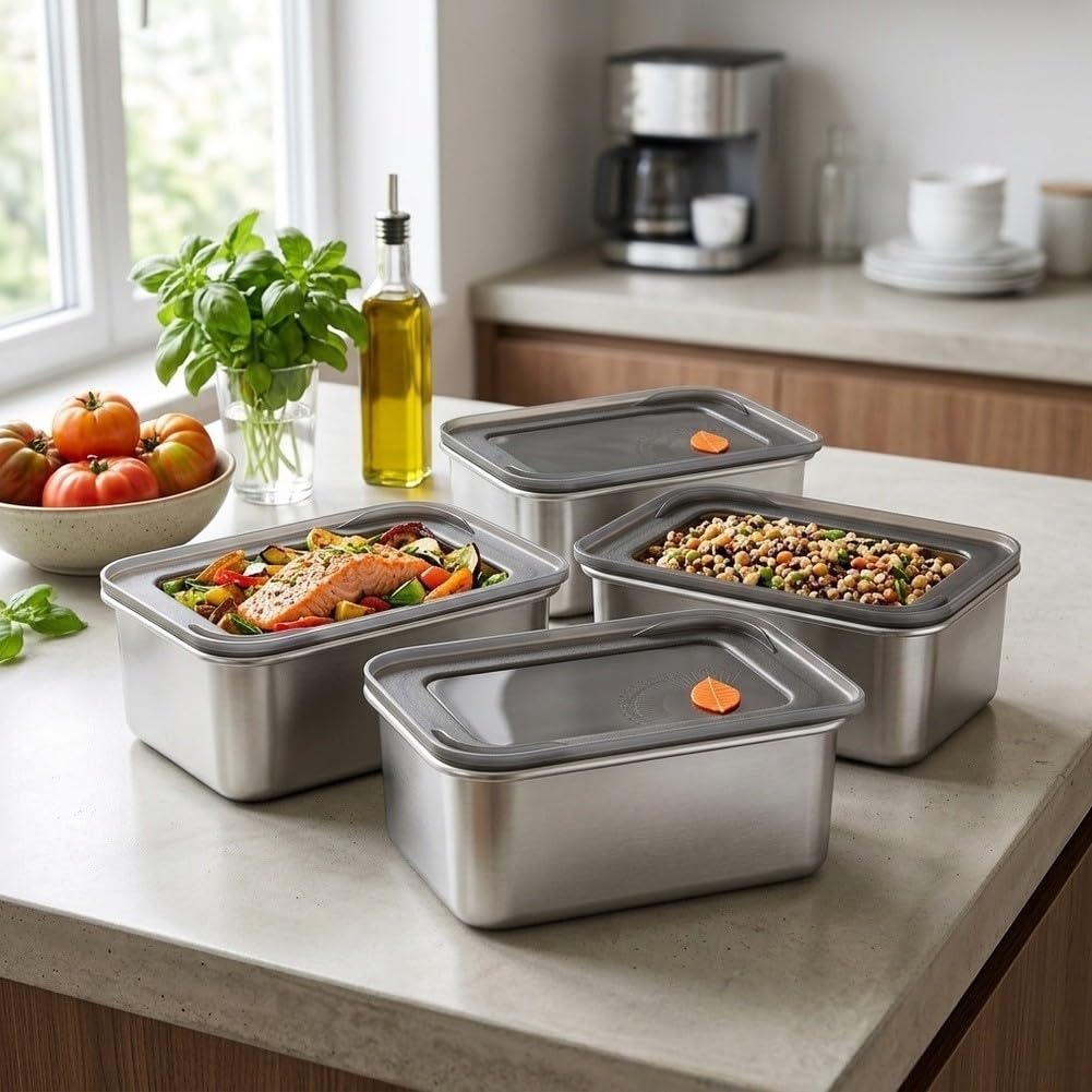 Juego 3 Envíos para acero Inoxidable Anti-fugas Cocina Juego