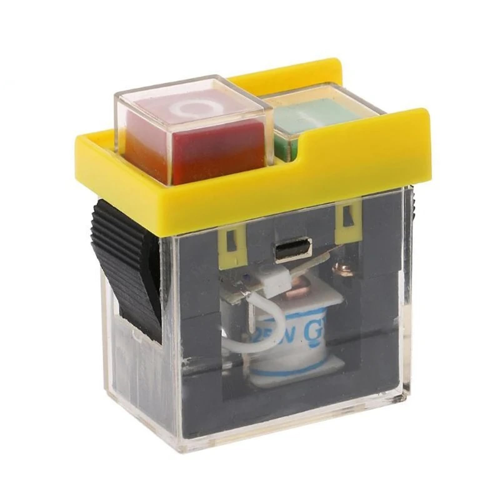 BOLOUY 250V Electromagnetic Switches Waterproof Magnetic Start Button Protections Self-Locking Switches for KJD6 5E4