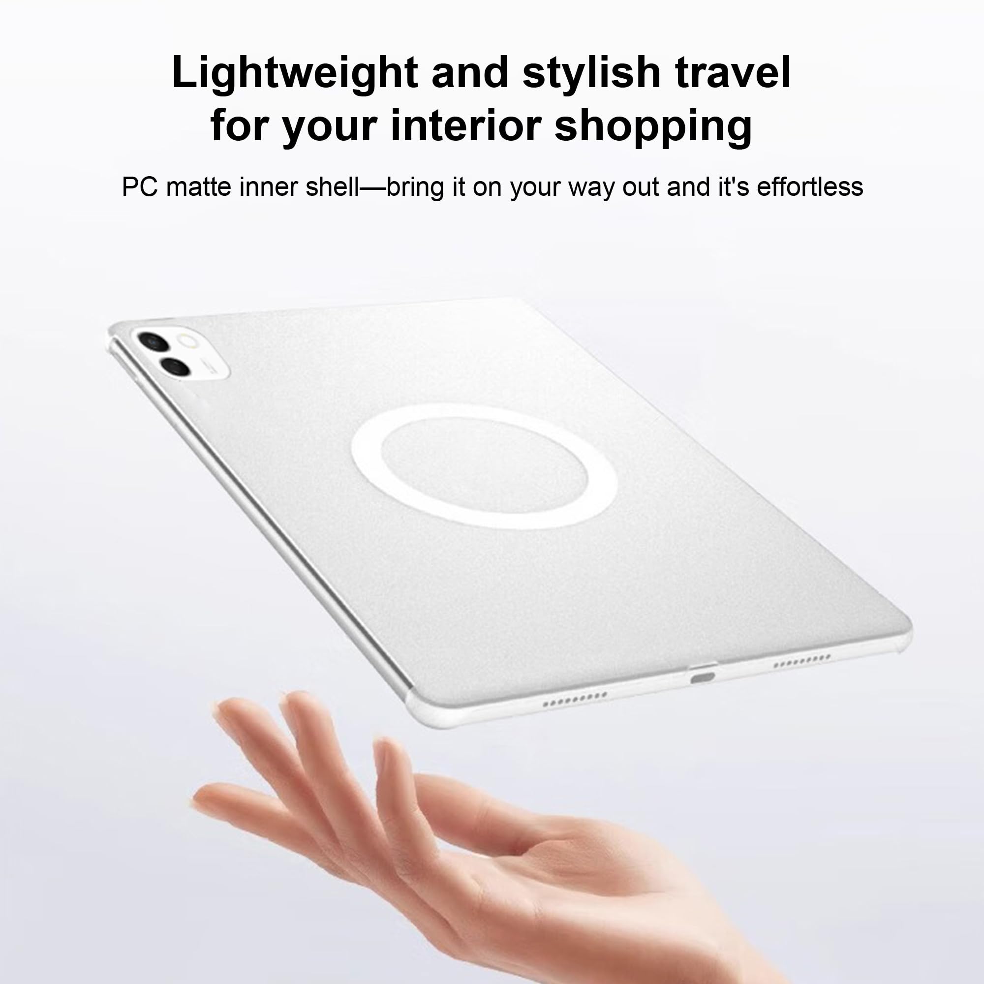 zZjoOoj Etui na tablet Honor MagicPad 4 13,2 cala, obracany o 360° magnetyczny pokrowiec ochronny, automatyczne uśpienie/budzenie, regulowany stojak, zielony matcha