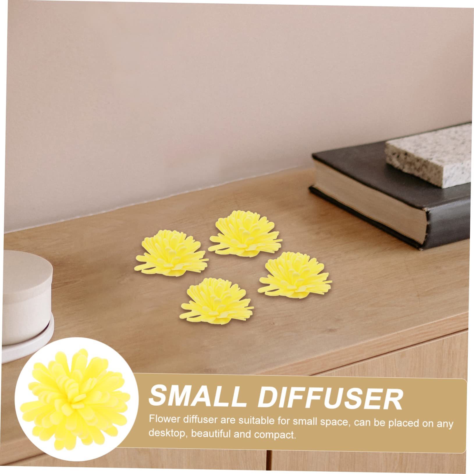 Zerodeko 400stücke Künstliche Gerbera Aroma Diffusoren Teiliges Für Entspannende Düfte Für Zuhause Hotel Und Auto Passend Für Ätherische Öle Und Diffusionsflaschen Langlebige Und