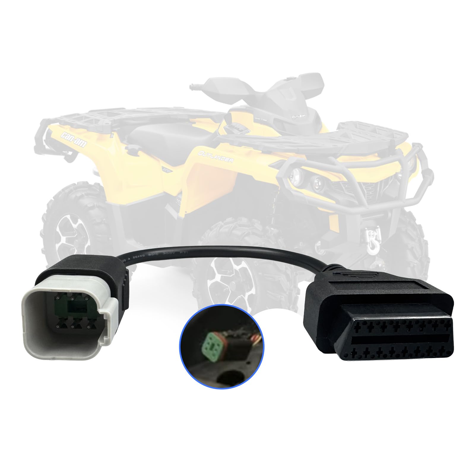 Amazon.com: VZG OBD2 Adapter for BRP 6pin to 16pin Motorcycle OBD