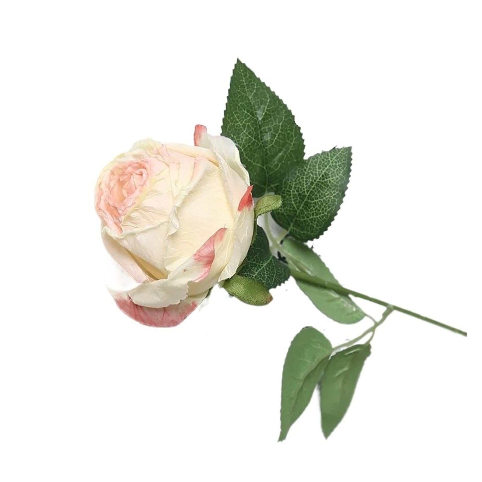 HamPaesk 12pcs Branch Silk Artificial Flowers Restaurant Decoration Simulation Fake Flower(Champagne)