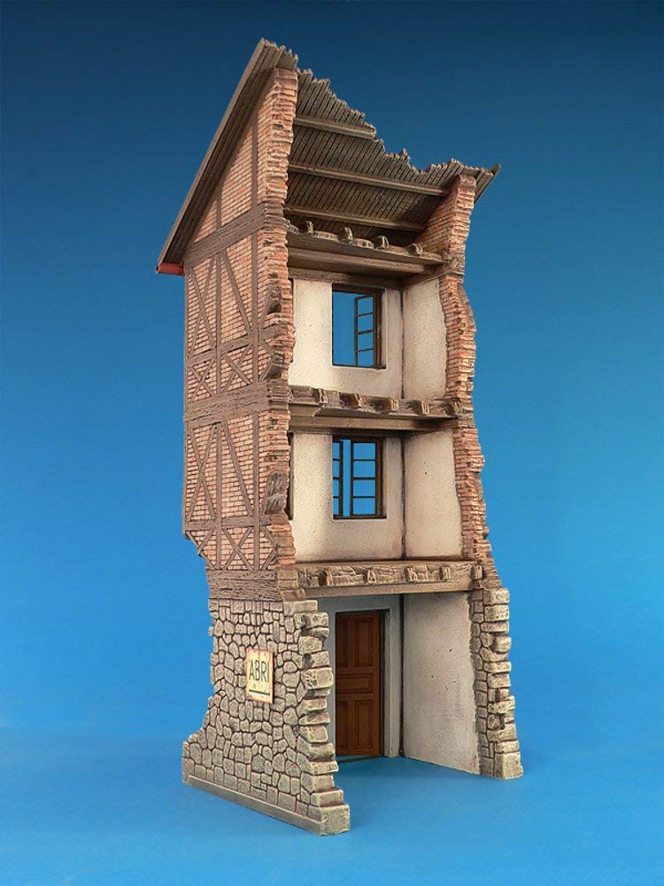 Amazon | ミニアート 1/35 ノルマンディーの都市の建物 ジオラマ