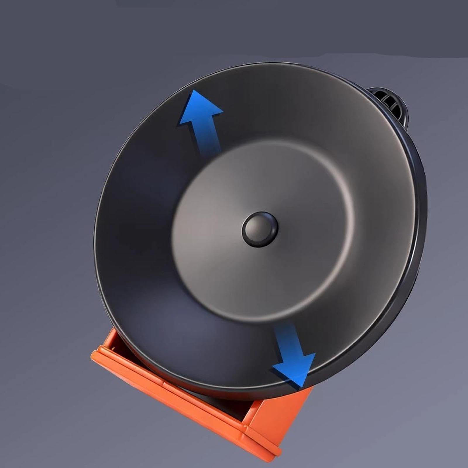 Seamless Fugenverbinder Boden Saugwerkzeug Reparatur Handgerät mit Starker Saugleistung Kohlenstoffstahl Und Gummi für Holzarbeiten Bodenmontage, Orangerot