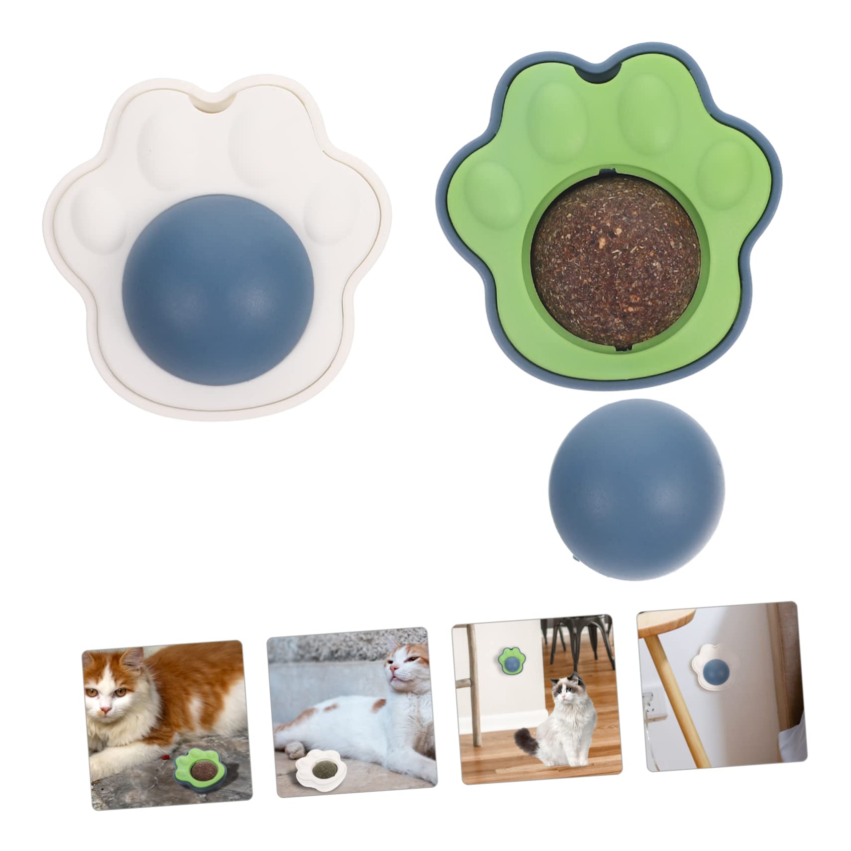 YARNOW 10 Juegos Gatera Juguete para Mascotas Gatitos Dulces Juguetes para Gatos Juguete Gatito Juguete Interactivo para Gatos Lamiendo Merienda El Plastico