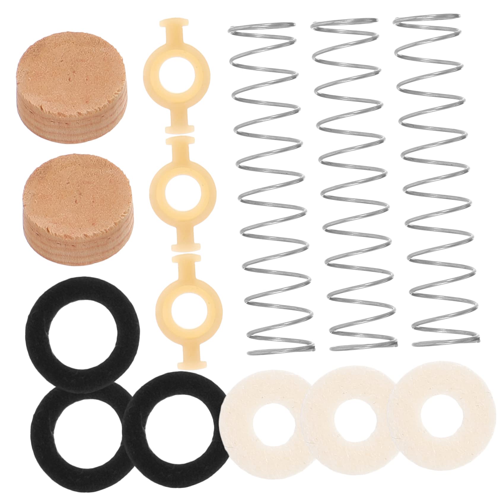 LIFKOME 1Set Trumpet Repair Kit of Trumpet Stopper Cushion and Valve Guide for Easy Maintenance of Wind Instruments Workmanship for Professional Results
