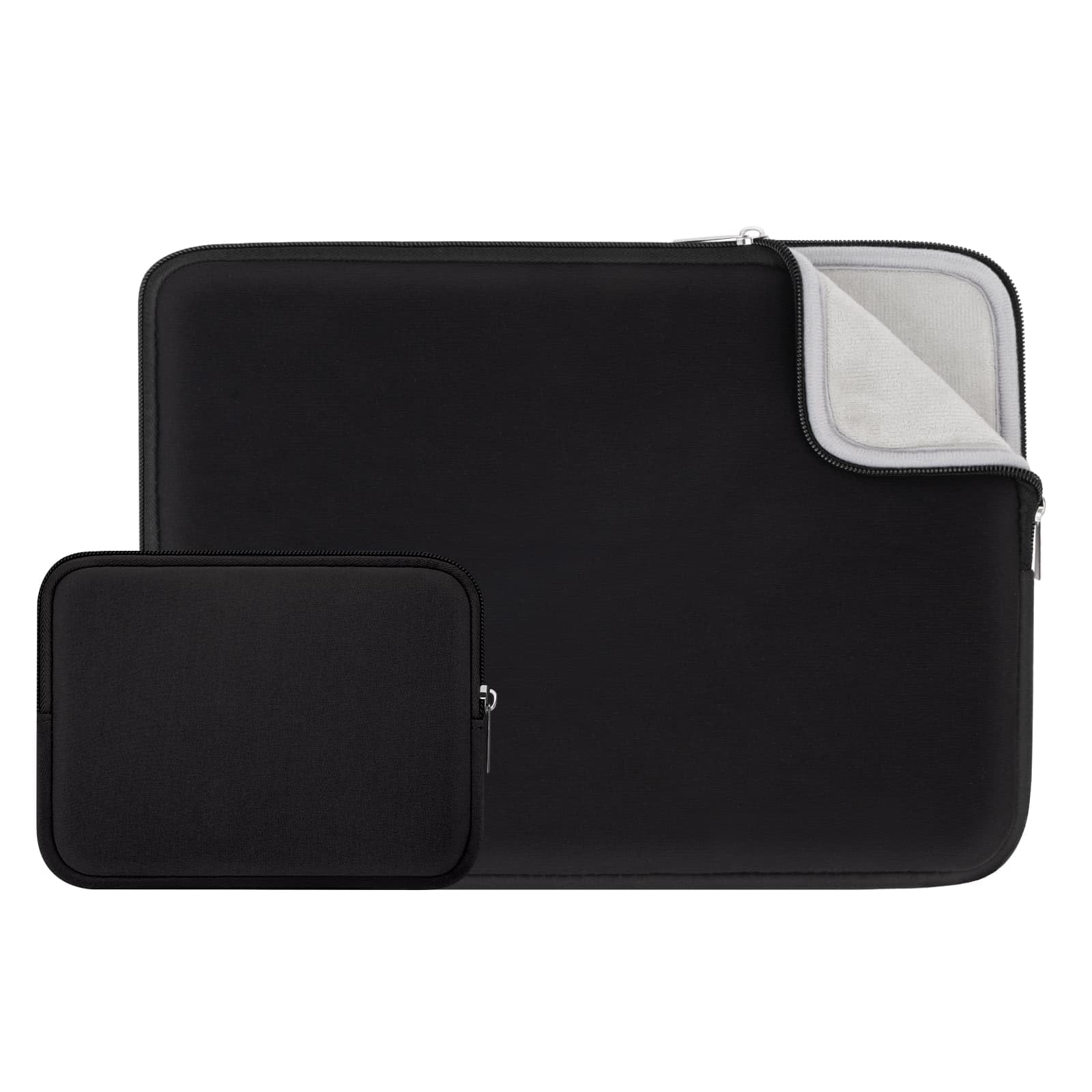 Photo 1 of **MISSING POUCH**RAINYEAR 13 Inch Laptop Sleeve Case with Accessories Pouch, Compatible with 13.3" MacBook Air/Pro M1 M2 M3 M4 M5 A3449 A3240 A3113 A2681 A2338 (Black, Upgraded Version)
