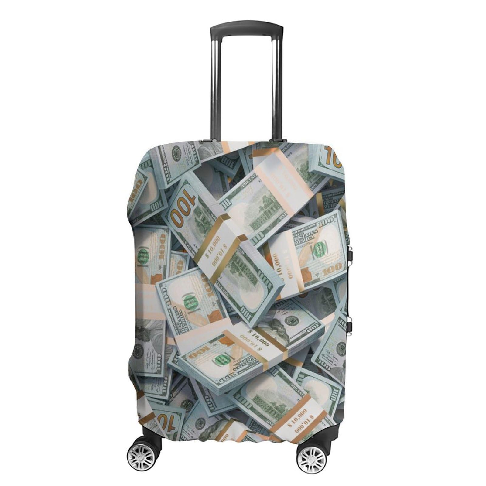 CWECVWE Travel Luggage Cover Money American Bill Dollar, Washable Luggage Suitcase Covers, Travel Luggage Sleeve Protector for Wheeled Suitcase,