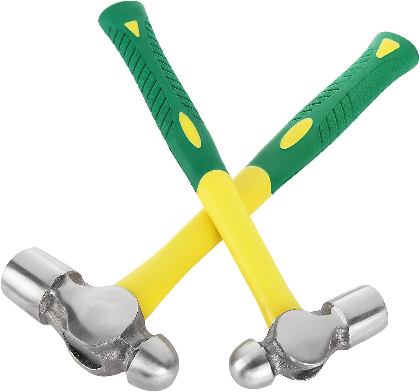 GLEEJON Ball Peen Hammer De 12 Onzas Y 32 Onzas Con Asas De Fibra De gleejon-ball-peen-hammer-de-12-onzas-y-32-onzas-con-asas-de-fibra-de