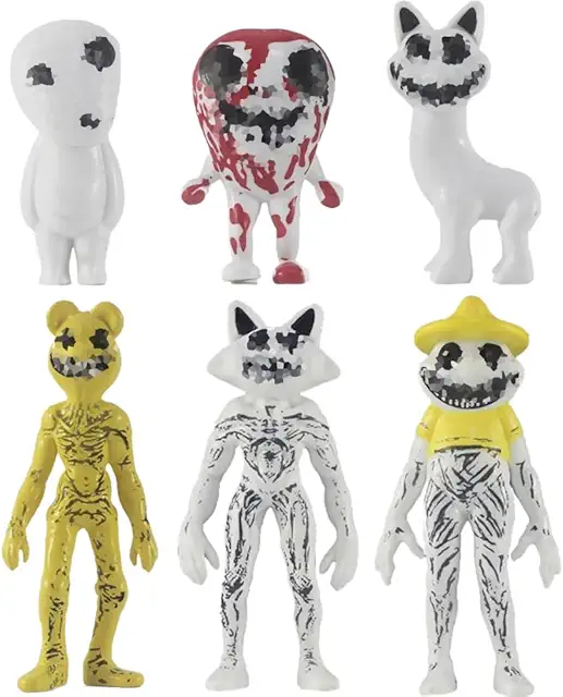 Figurines Monstres Terreur - 6 Pièces Déco Gâteau Anniversaire Enfants