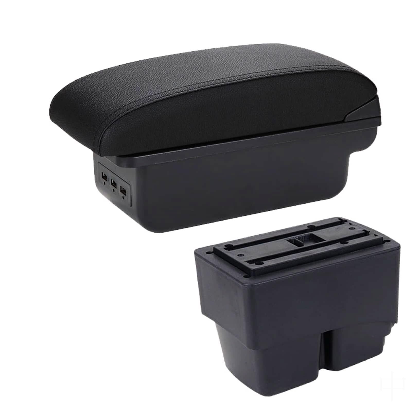 GTDTKGANAK Storage Box For For Fiesta MK7 2009-2017 Center Console Armrest Storage For Box(B2 3usb)
