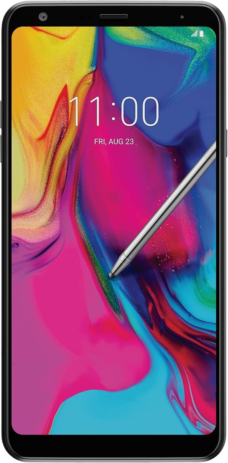 LG Stylo 5 Smartphone, 32GB Memory, Unlocked Cellular - Aurora Black (Renewed) | Renewed
