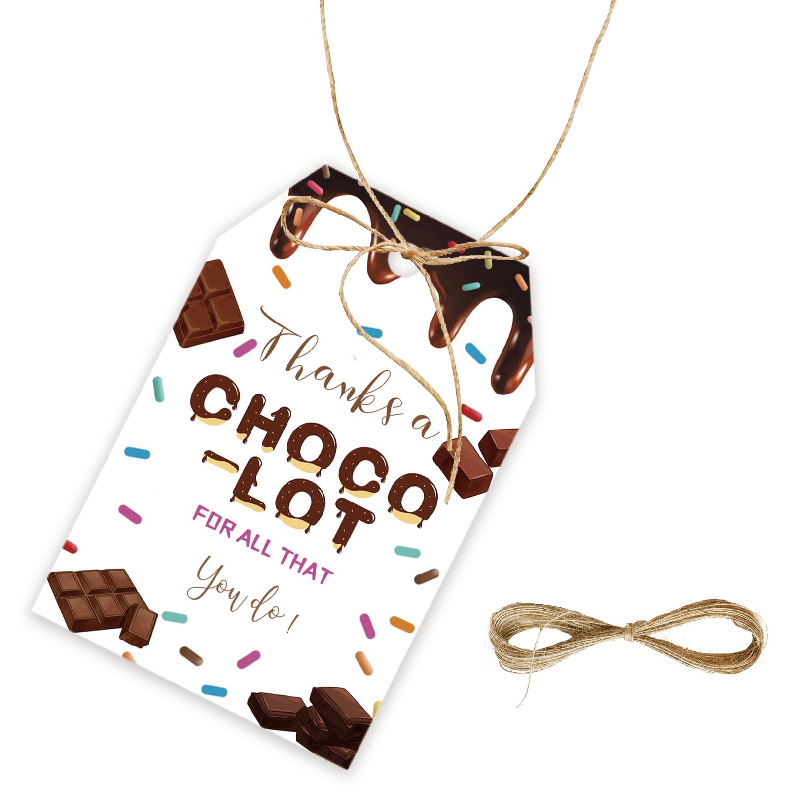 Amazon.com : 50pcs Chocolate Thank You Tags, Choco-Lot For all You Do Gift Tag with String for Grad Party, Thank You Paper Tags for Teacher Staff Birthday/Teacher Appreciation Party Favors : Health amazon-com-50pcs-chocolate-thank-you-tags-choco-lot-for-all-you-do-gift-tag-with-string-for-grad-party-thank-you-paper-tags-for-teacher-staff-birthday-teacher-appreciation-party-favors-health