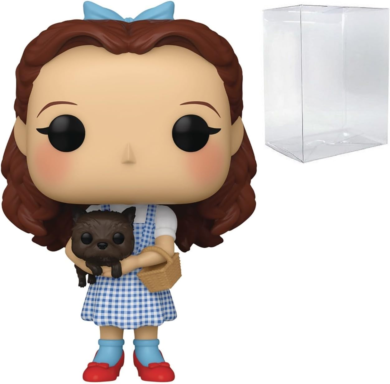 POP Funko Movies: The Wizard of Oz 85th Anniversary - Dorothy & Toto Vinyl Figure (Bundled with Compatible Box Protector Case), Multicolor, 3.75 Inches