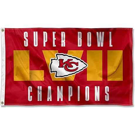 Kansas City Chiefs 2023 Super Bowl Conquerors Flag