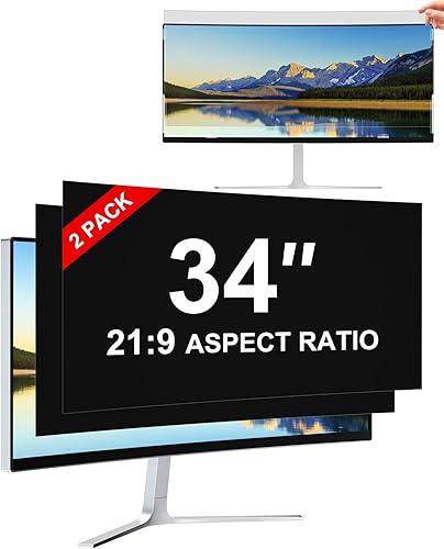 Miniatura 15 de ZOEGAA Pantalla de privacidad para laptop de 4 vías de 360 ° para computadora de 14 pulgadas 1920 x 1200P (16:10), pantalla de privacidad extraíble