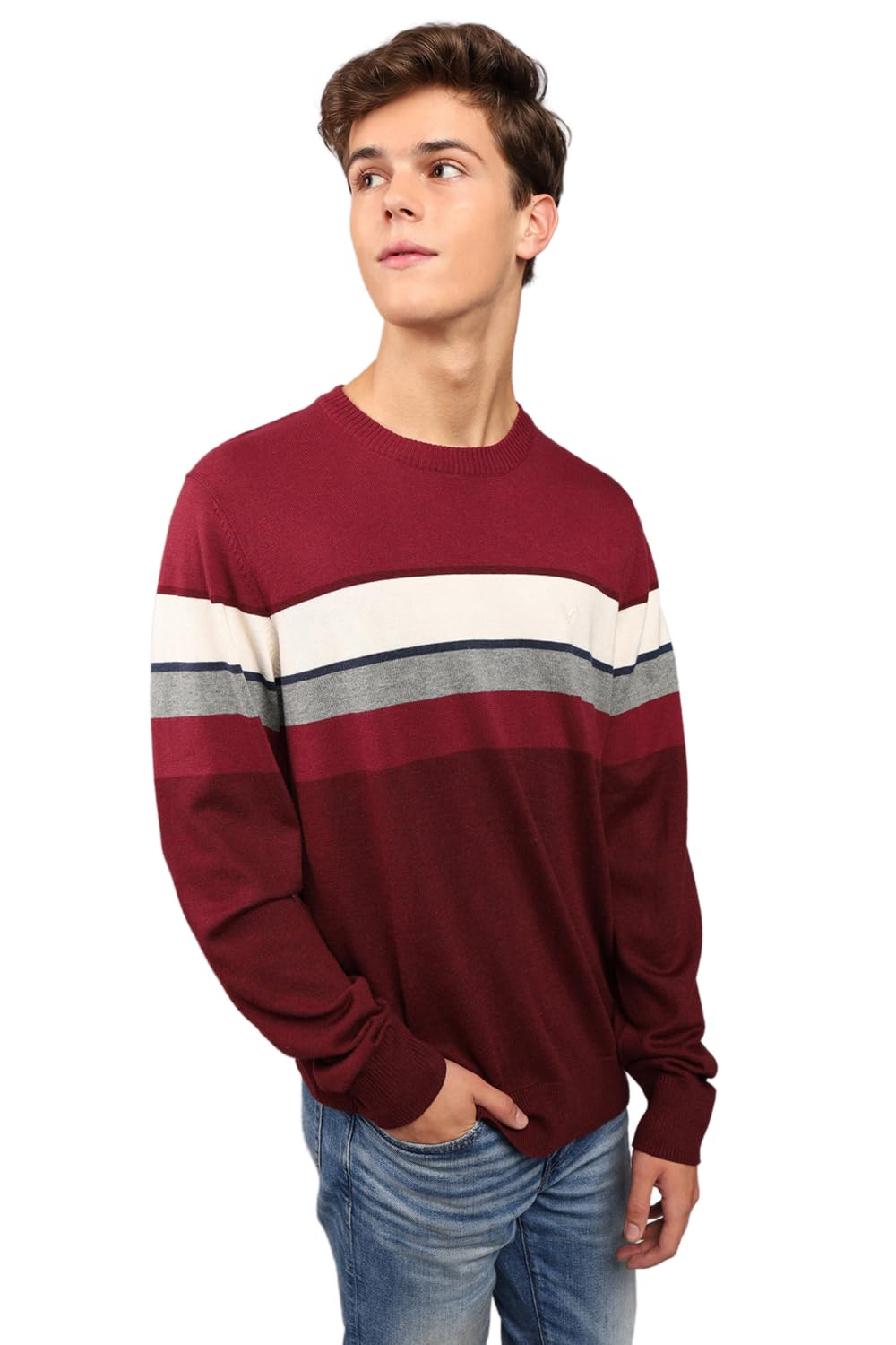 american eagle Men's Cotton Blend Casual Sweater-picture-22