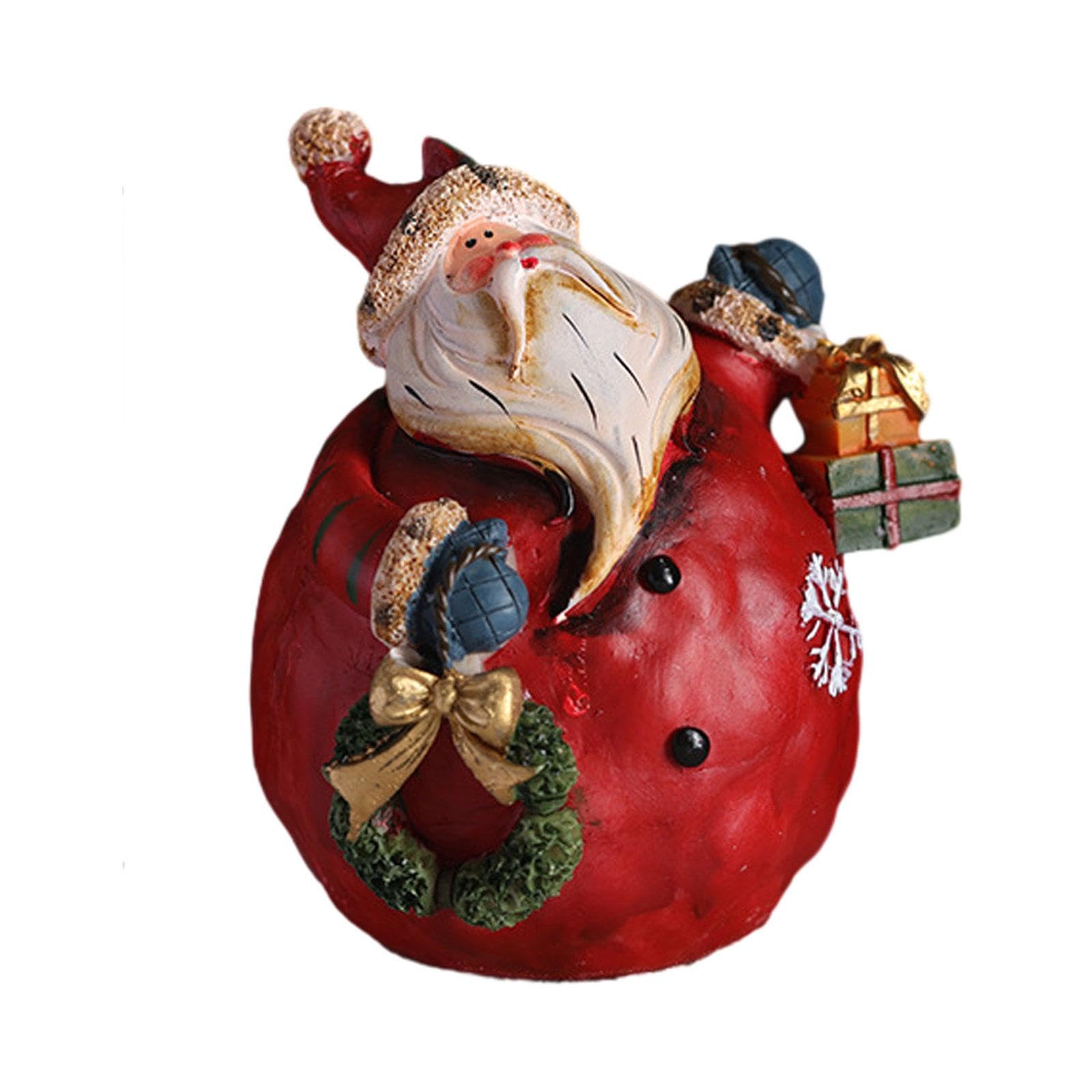 Figurine Père Noël pour salon et bureau : créez une ambiance magique de Noël sur vos étagères